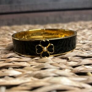 Kate Spade black and gold bracelet